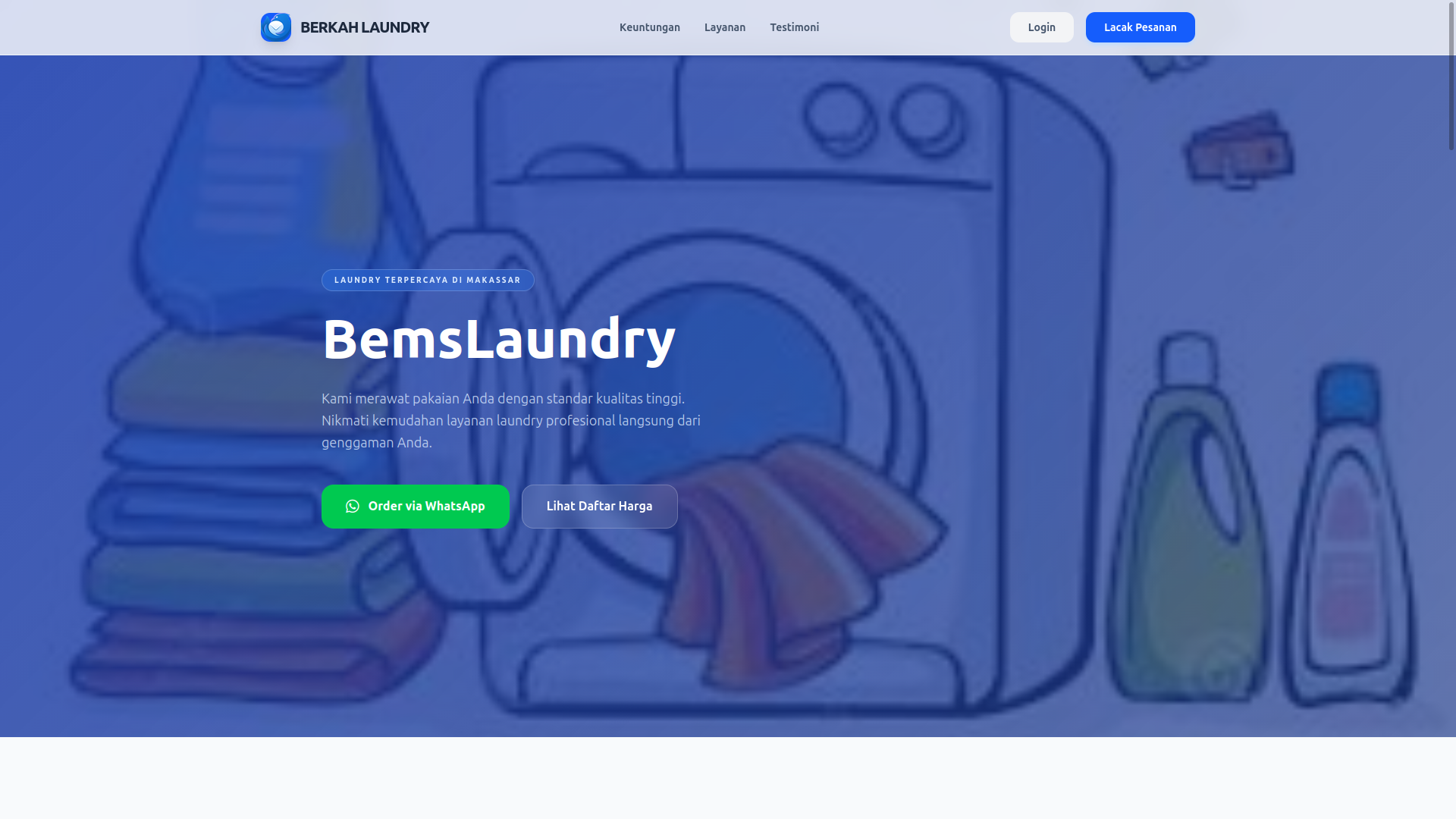 Tenant Landing Page